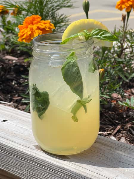 Bourbon Basil Lemonade