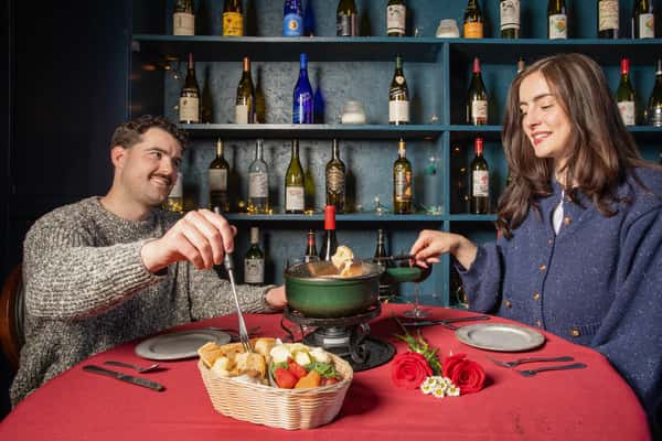Couple dining