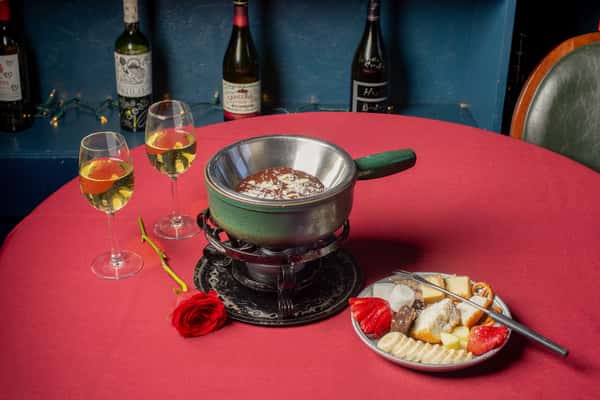 Almond Joy Chocolate Fondue