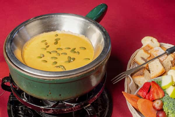 Butternut Squash Cheddar Cheese Fondue