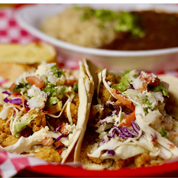 SHRIMP TACOS