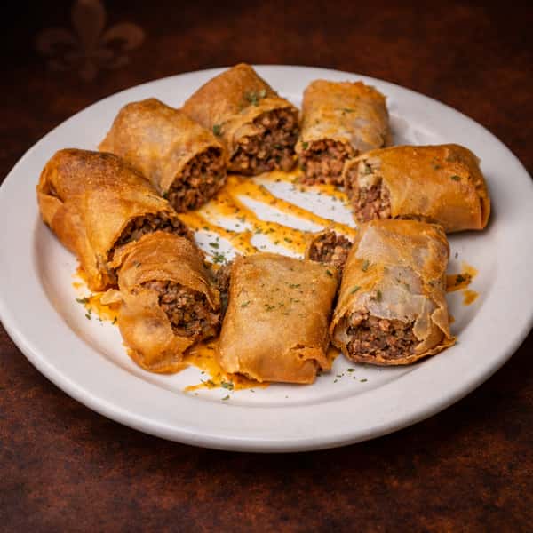 FULL PAN BOUDIN SPRING ROLLS