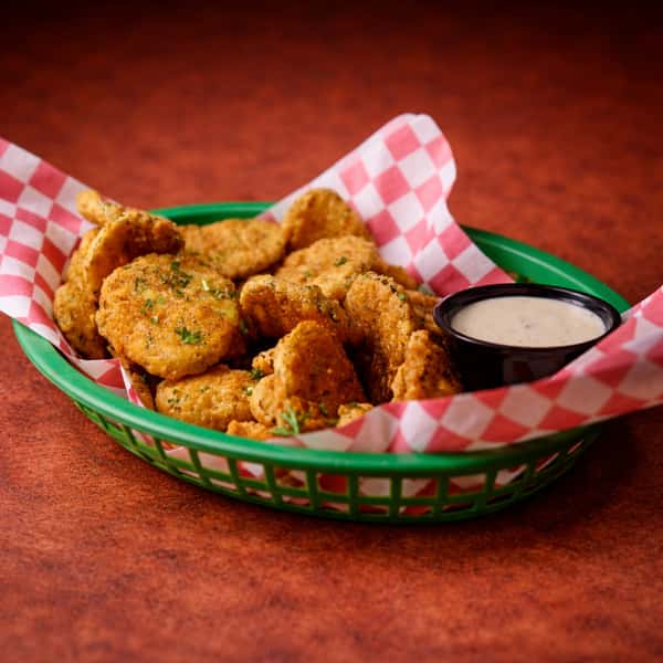 FULL PAN FRIED PICKLES W/ RANCH