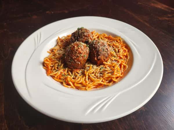 spaghettini & meatballs