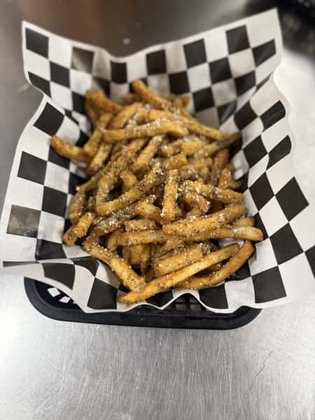 Black Pepper Parm Fries