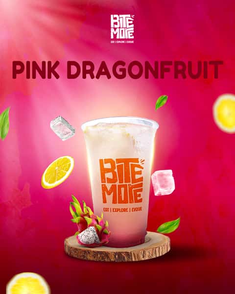 Pink Dragon Fruit Lemonade
