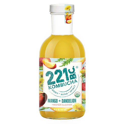 221 BC Kombucha Mango Dandelion