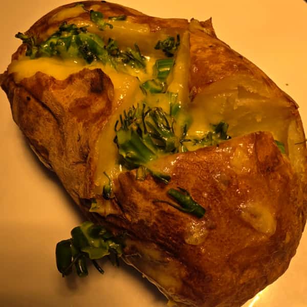 Broccoli Cheddar Baked Potato