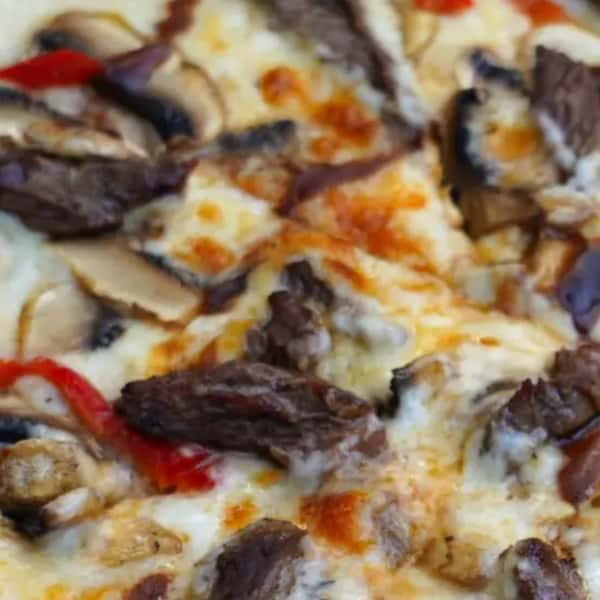 Steak and Cheese Pizza