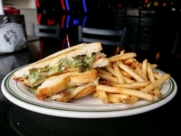 farwell grilled cheese with fries