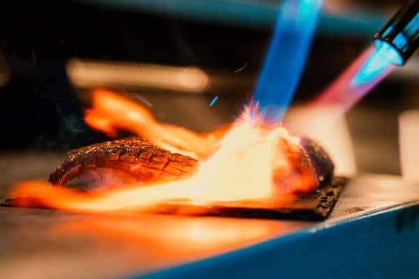 caramelizing food