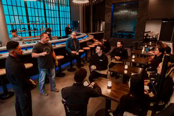 Interior of the restaurant