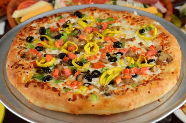 White Vegetarian Pizza