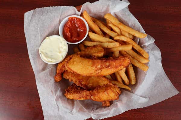 Beer Battered Fish Basket