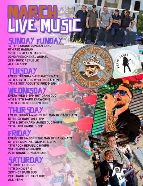 March Schedule