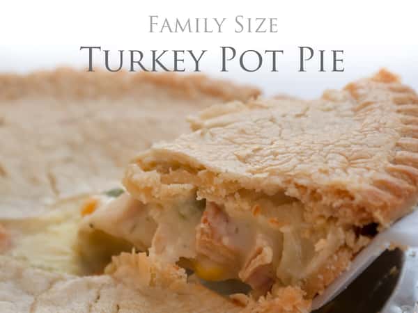 Take and Bake Family Size Turkey Pot Pie