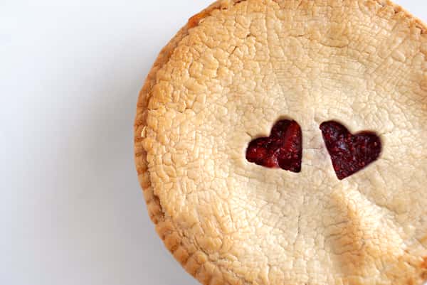 Raspberry Peach Pie