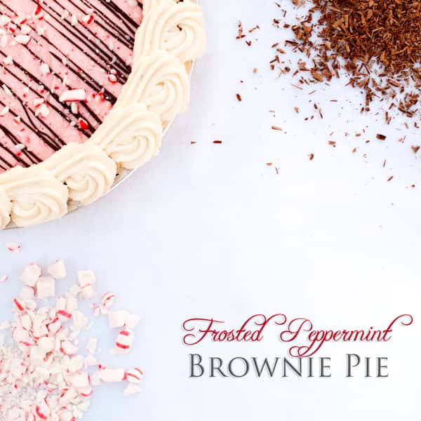 Mint Brownie Pie