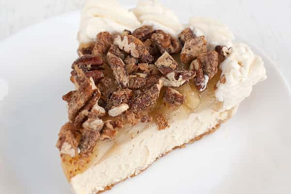 Apple Pecan Spiced Cheesecake