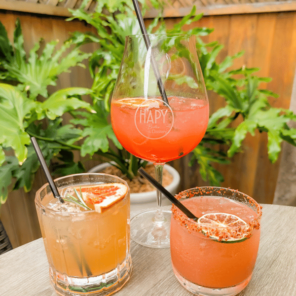 Cocktails at Hapy Bistro