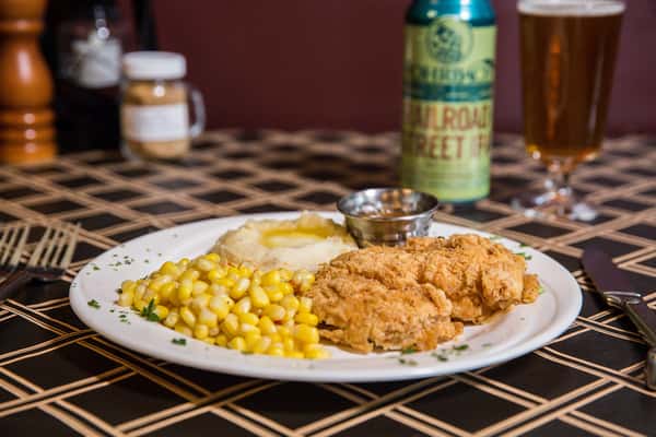 Crispy Buttermilk Fried Chicken Dinner D & R Depot Restaurant