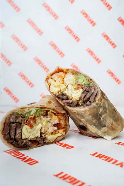 Carne Asada Breakfast Burrito