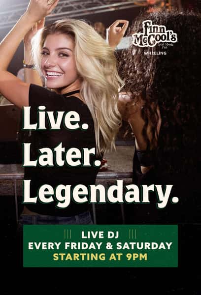 Live DJs at Finns in Wheeling