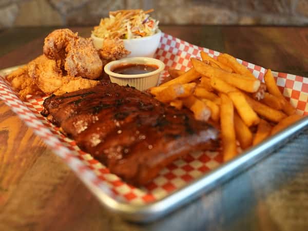 BBQ Rib and Chicken Combo