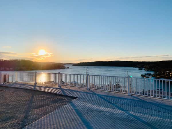 Sunset view from RV park