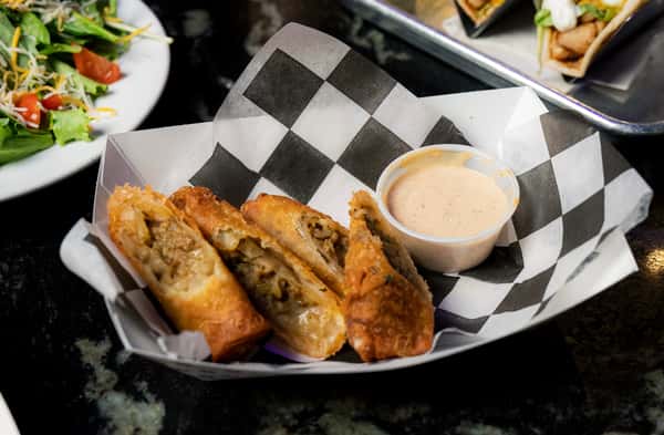 Boudin Egg Rolls