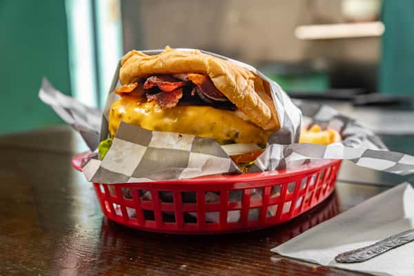 Bacon Cheeseburger Basket