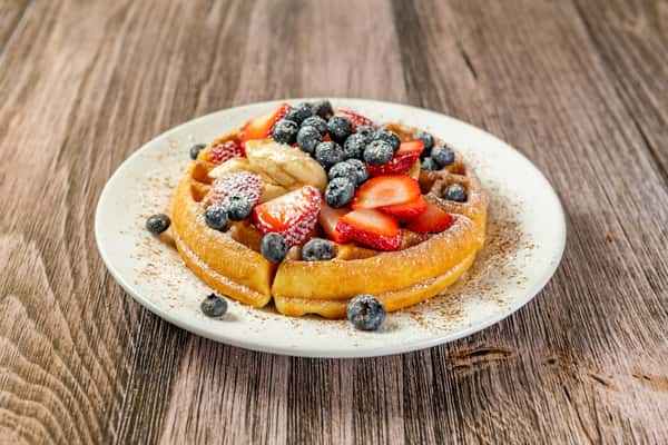 Waffle with Fruit