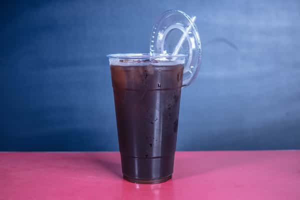 iced black coffee