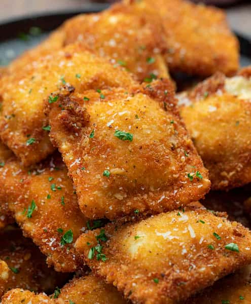 Fried Cheese Ravioli
