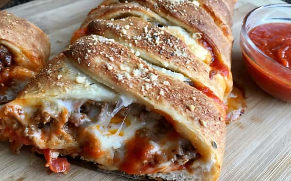 Meat Lover's Stuffed Pretzel