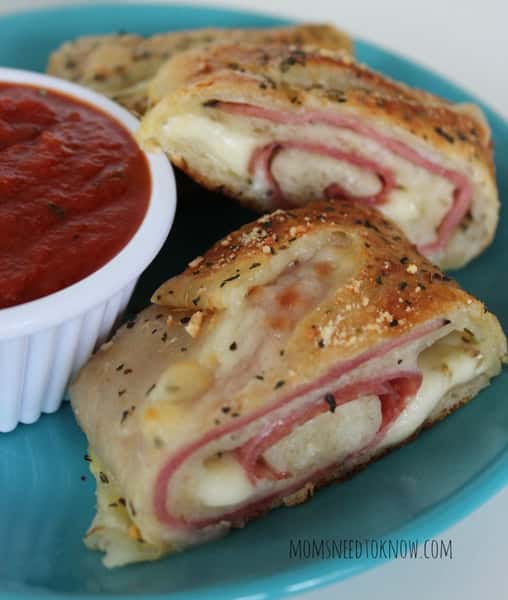 Smoked Ham and Cheese Stuffed Pretzel