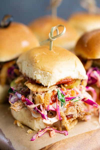 BBQ PULLED PORK SLIDERS