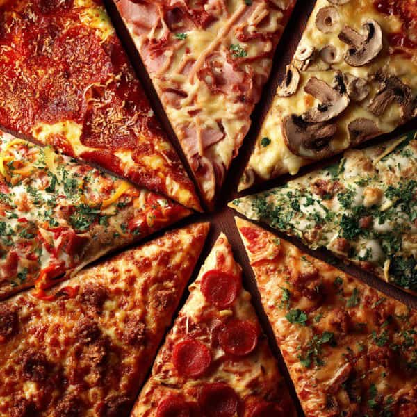 ASSORTED PIZZAS (choose 5)