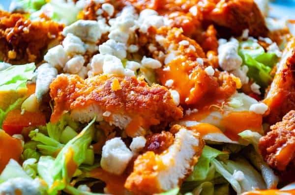 Crispy Buffalo Chicken Salad