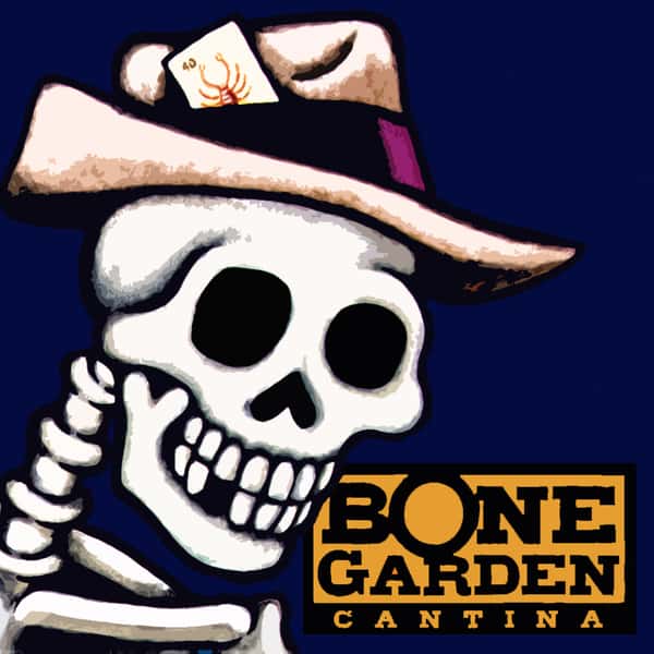 Lookin' cool at Bone Garden Cantina.