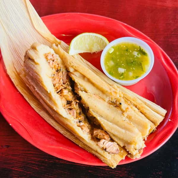 Pollo Rojo Tamale