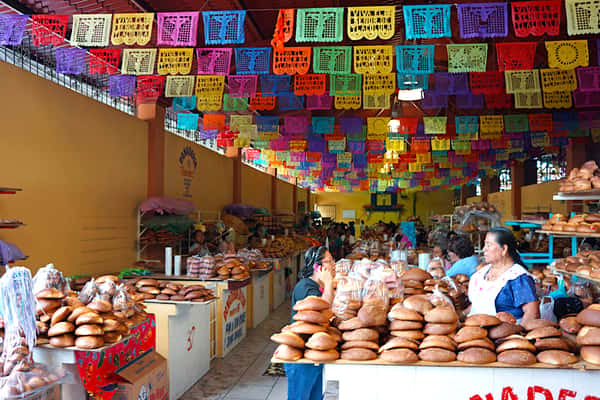 A Oaxacan bread market is unforgettable!