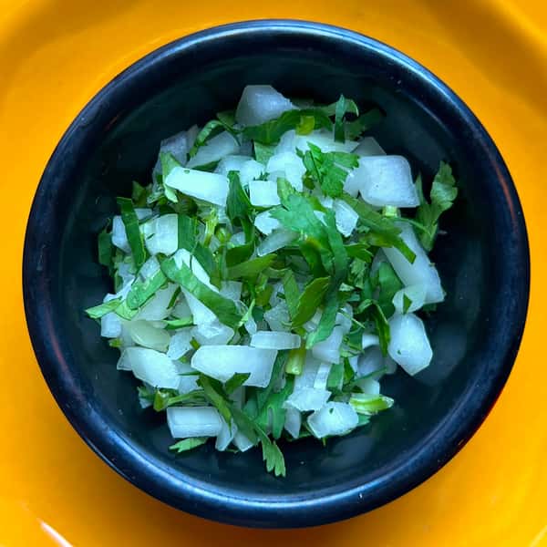 Fresh Onion & Cilantro
