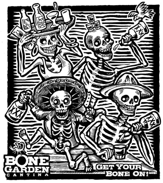 "Get Your Bone On" t-shirts available for purchase.
