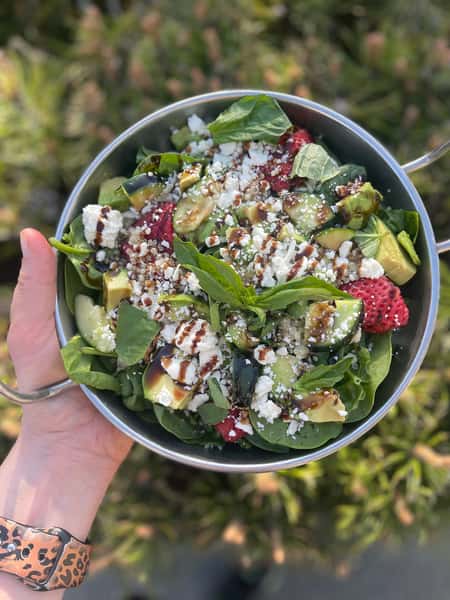 Strawberry Spinach Salad