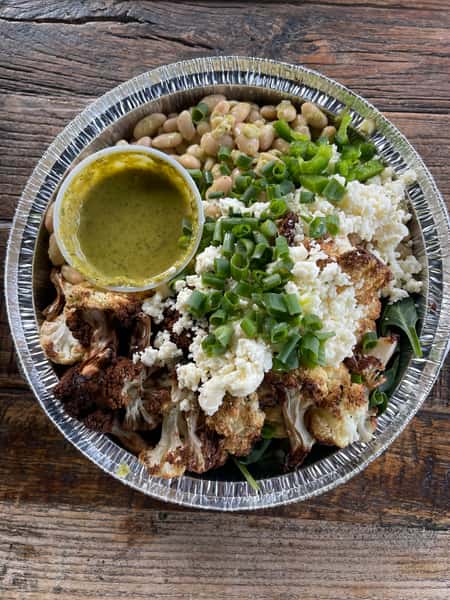 Crispy Feta Cauliflower Bowls