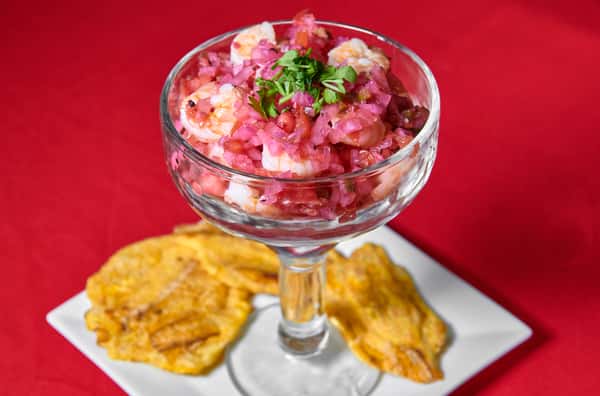 CEVICHE DE CAMARONES / SHRIMP CEVICHE