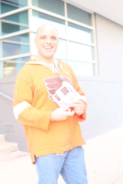 portrait of customer