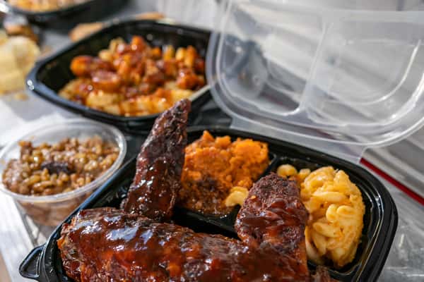 close up of truck food