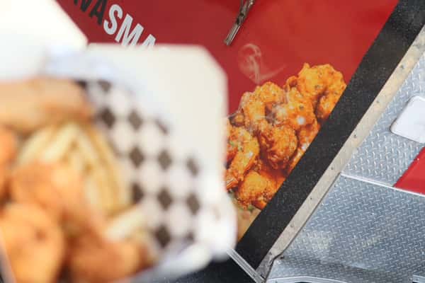 close up of food truck